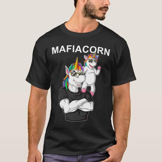 Camiseta mafia unicorn (Anverso)