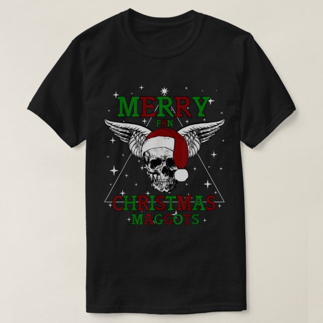 Camiseta Mag de Navidades XMas Rock and Heavy Metalizado Me (Diseño del anverso)