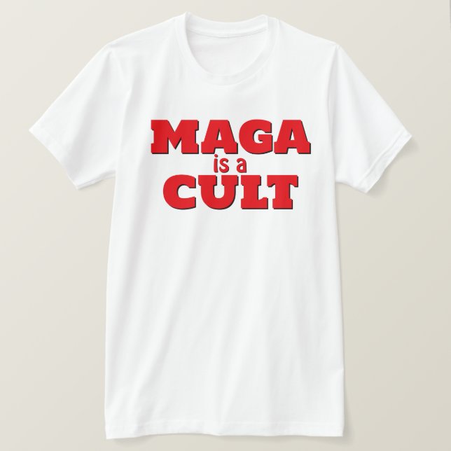 Camiseta MAGA es un culto (Anverso del diseño)
