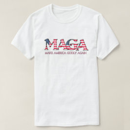 CAMISETA MAGA HACE QUE LOS ESTADOS UNIDOS VUELVAN A SER DIO