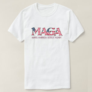 CAMISETA MAGA HACE QUE LOS ESTADOS UNIDOS VUELVAN A SER DIO