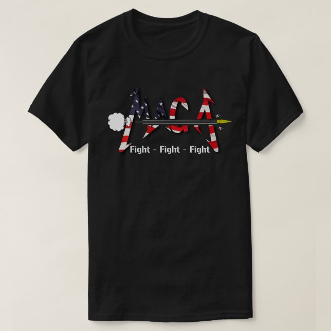 CAMISETA MAGA - HAGA QUE ESTADOS UNIDOS SEA GRANDE DE NUEVO (Diseño del anverso)