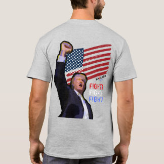 Camiseta MAGA 'Merica lucha contra el arte pop Trump