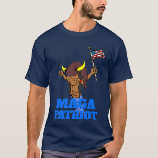 Camiseta MAGA Patriot agrega texto T-Shirt