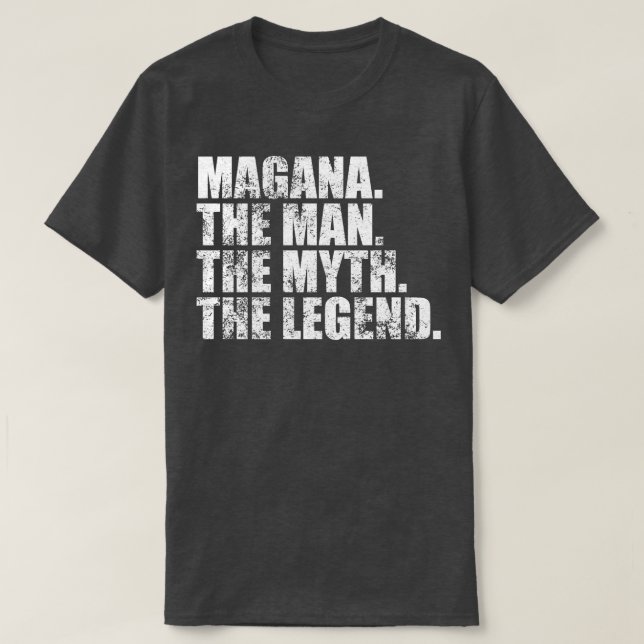 Camiseta MaganaMagana Nombre de la familia Magana apellido  (Diseño del anverso)
