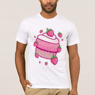 Camiseta magdalena de la baya del kawaii