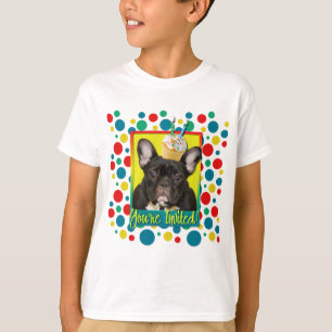 Camiseta Magdalena de la invitación 2 años - bulldog
