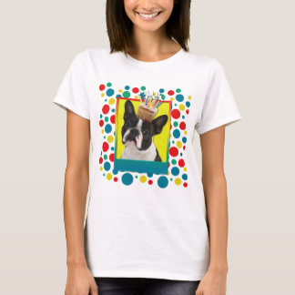 Camiseta Magdalena del cumpleaños - Boston Terrier