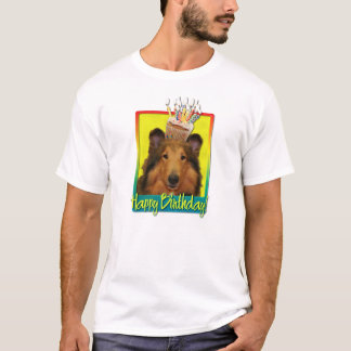 Camiseta Magdalena del cumpleaños - collie - Natalie