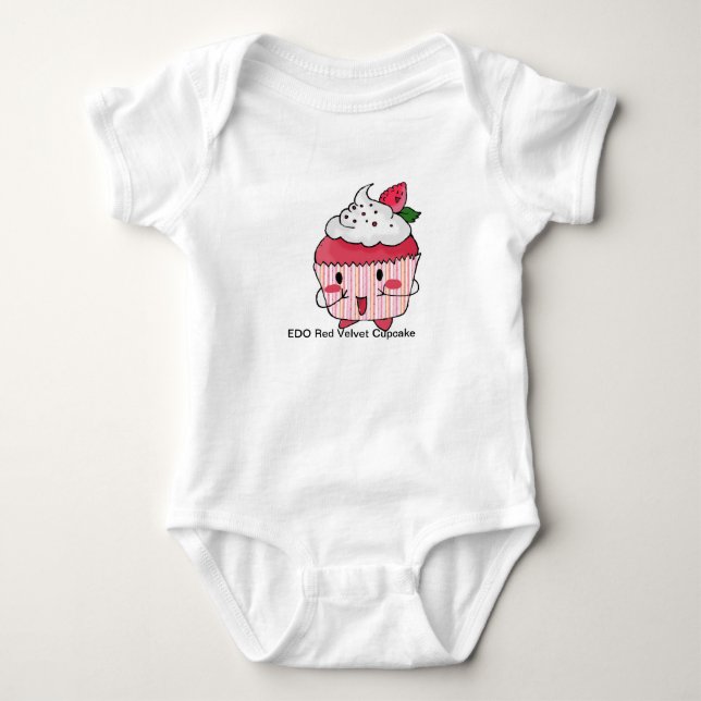 Camiseta Magdalena roja del terciopelo de EDO (Anverso)