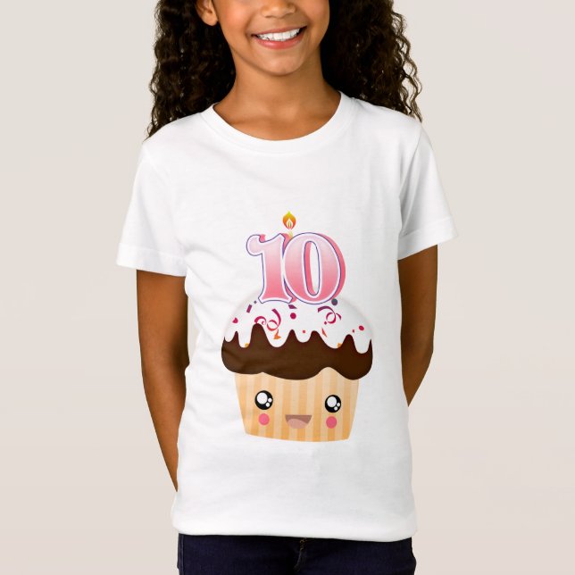 Camiseta Magdalena T - rosa de 10 años (Anverso)