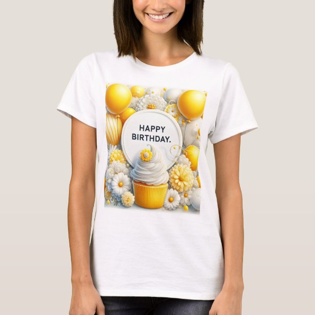 Camiseta magdalena y globo  (Anverso)