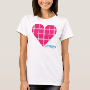 Camiseta Magenta 2 de la tela escocesa