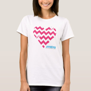 Camiseta Magenta 3 del zigzag