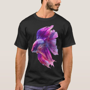 Camiseta Magenta Caramelo Mármol Rosetail Halfmoon Lavanda 