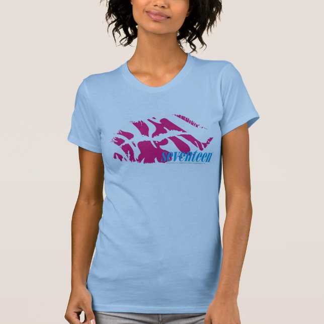Camiseta Magenta de la cebra (Anverso)