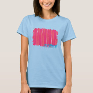 Camiseta Magenta fina 2 de las rayas