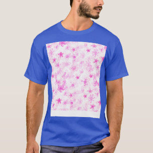 Camiseta Magenta Sakura Cherry Blossom Pattern