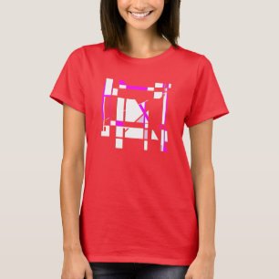 Camiseta Magenta White Gameboard Geométrico inspirado en MC