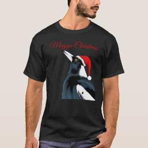Camiseta Maggie Christmas Magpie Christmas Art2