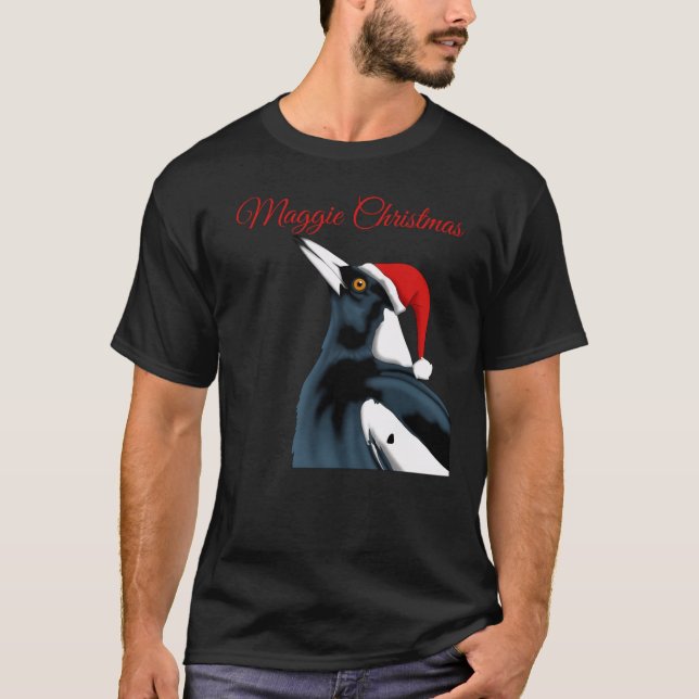 Camiseta Maggie Christmas Magpie Christmas Art2 (Anverso)