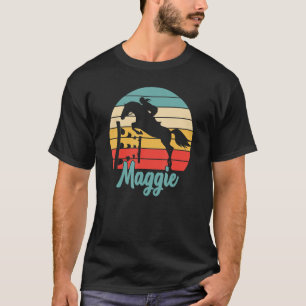 Camiseta Maggie Nombre Chica Ecuestre Maggie Horse 1