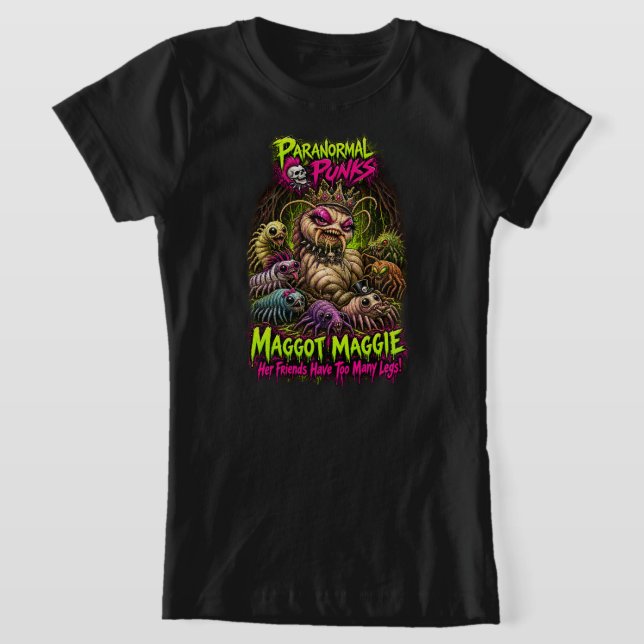 Camiseta Maggot Maggie - Punks Paranormales (Distribución)