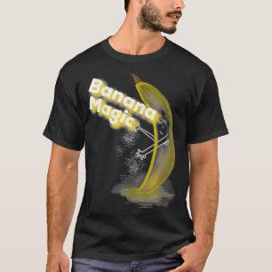Camiseta Magia Banana Graciosos Regalos de Fruta Magos