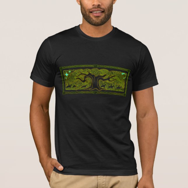 Camiseta Magia céltica - el gran árbol (Anverso)
