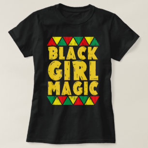 Camiseta magia chica negra