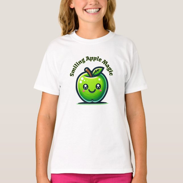 Camiseta Magia de Apple sonriente (Anverso)