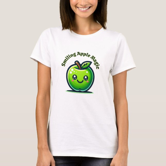 Camiseta Magia de Apple sonriente (Anverso)