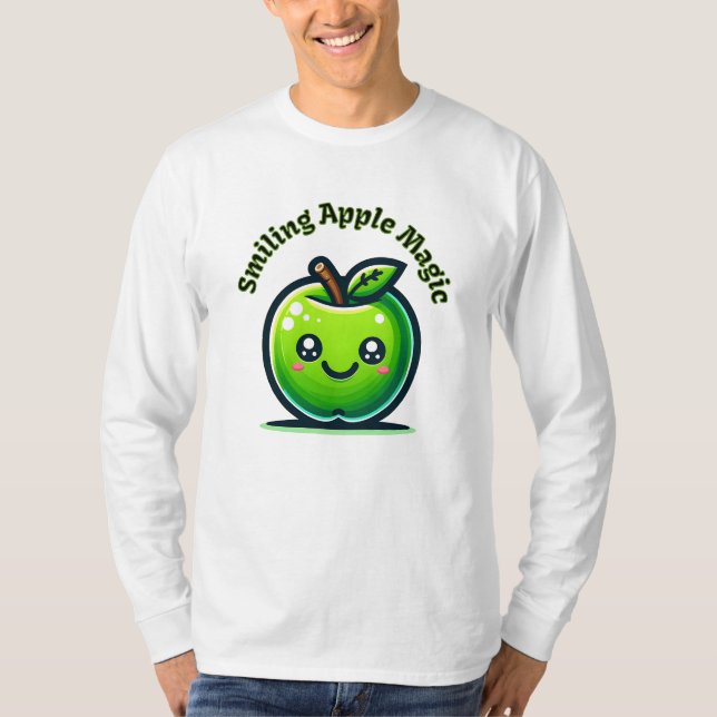 Camiseta Magia de Apple sonriente (Anverso)