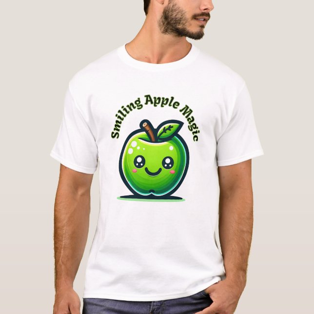 Camiseta Magia de Apple sonriente (Anverso)