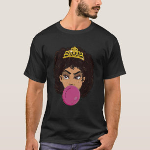Camiseta Magia de Chica Negra Chicle Diva Afro Reina Afric