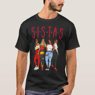 Camiseta Magia de Chica Negra Divertida de Sistas Mujeres M