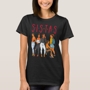 Camiseta Magia de Chica Negra Divertida de Sistas Mujeres M