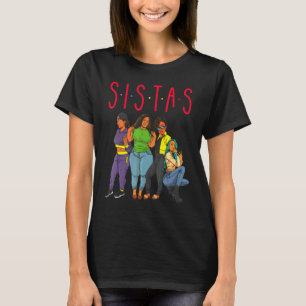 Camiseta Magia de Chica Negra Divertida Sistas Mujeres Mela