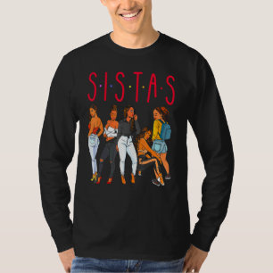 Camiseta Magia de Chica Negra Divertida Sistas Mujeres Mela