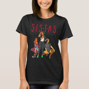 Camiseta Magia de Chica Negra Divertida Sistas Mujeres Mela