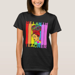Camiseta Magia de Chica Negra Hermosa Melanina Poppin Escue