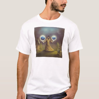 Camiseta magia de la fantasía del mago