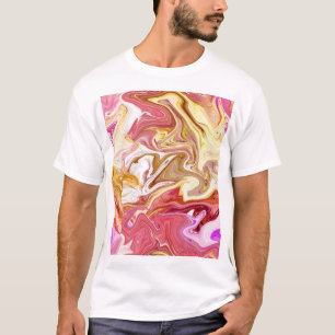 Camiseta Magia de la Mármol: diseño abstracto colorido