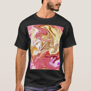 Camiseta Magia de la Mármol: diseño abstracto colorido