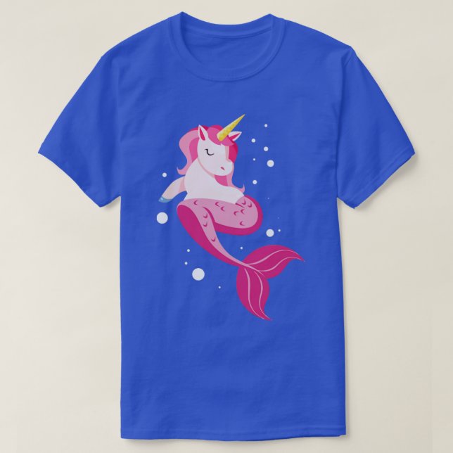 Camiseta Magia de la Sirenita Unicorno Mermicorno Tee246 (Diseño del anverso)