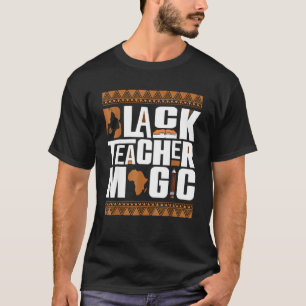 Camiseta Magia de Maestro Negro Historia Negra de