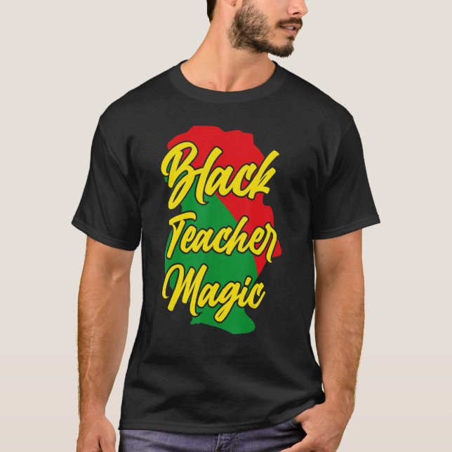 Camiseta Magia de Maestros Negros (Anverso)