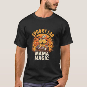 Camiseta Magia de Mamá Labrador de Halloween