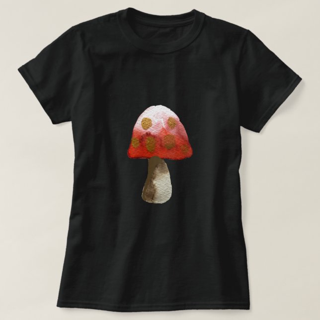 Camiseta Magia de setas rojas (Diseño del anverso)