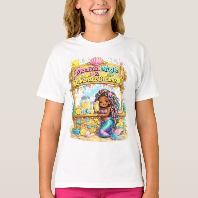 Camiseta Magia de Sirena y Sueños de Limonada (Anverso)